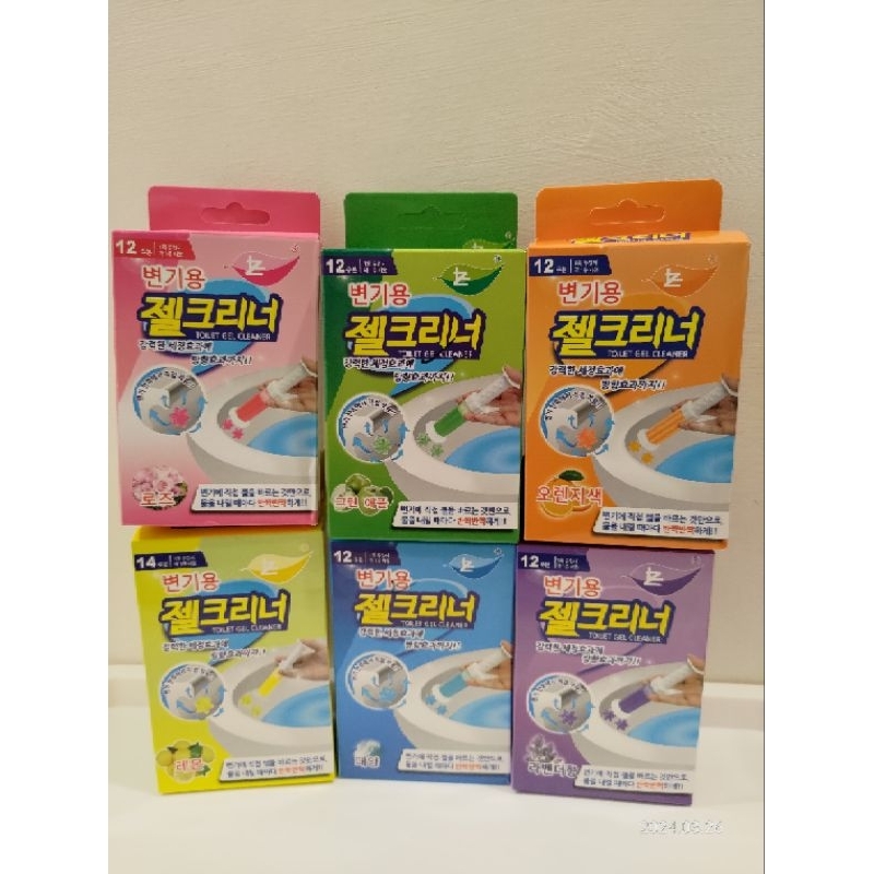 韓國 小花 馬桶凝膠 清潔劑 除臭 芳香 凝膠 按壓式 馬桶清潔劑