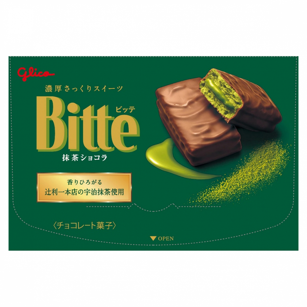 【現貨】固力果 Glico 最新上市 🍪Bitte抹茶夾心酥🍪