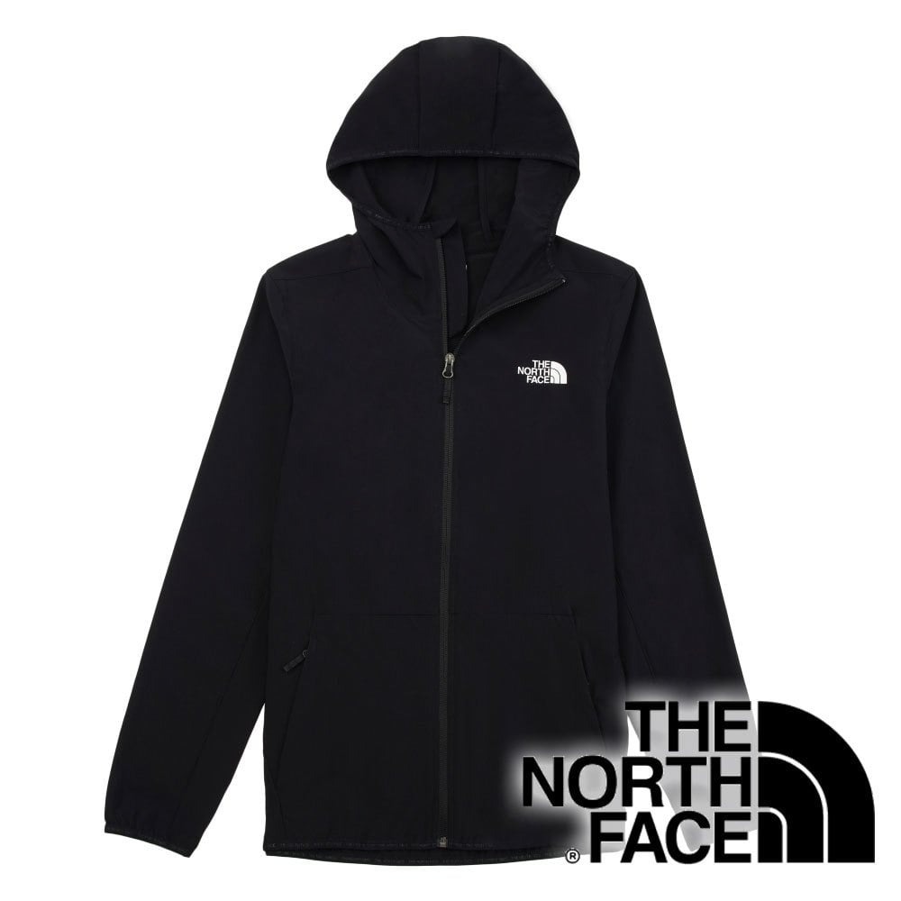 【THE NORTH FACE 美國】男防風連帽外套『黑』NF0A7WCY