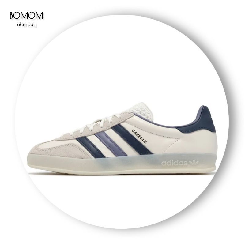 BOMOM-🇰🇷連線 adidas Gazelle Indoor 冰晶霧灰紫 深藍 男鞋 女鞋 復古德訓鞋 IG1643