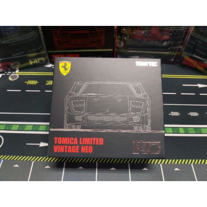 TOMICA 1/64 TOMYTEC TLV F40 法拉利 Ferrari 黑