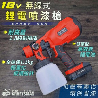 《🌞工具職人》２１Ｖ鋰電噴漆槍 無線充電動噴槍水泥漆塗刷油漆木工裝潢 防疫消毒噴霧器氣動噴槍噴塗機乳膠漆滾筒刷子汽車烤漆