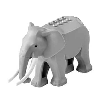 AndyPB 樂高LEGO 淺灰色 大象/公象/野生動物/出自60302及60307盒組
