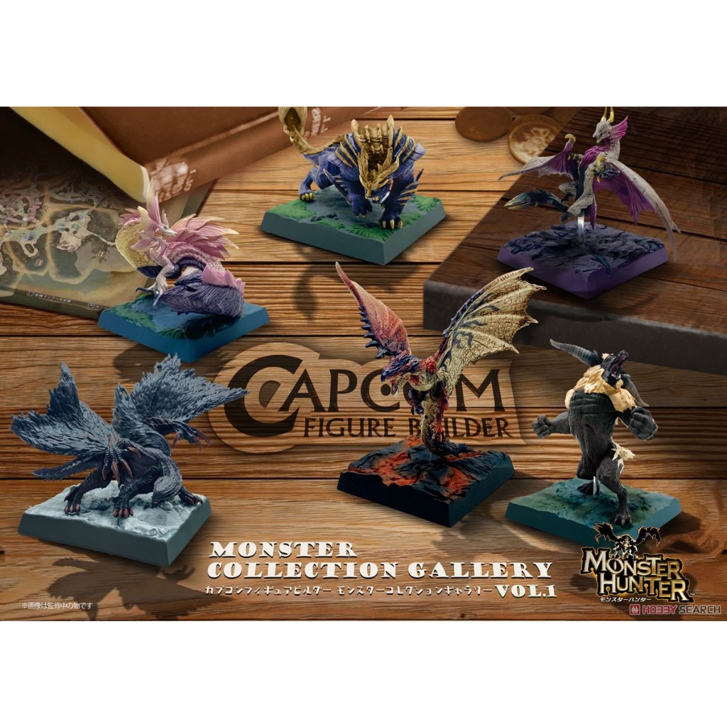 𓅓MOCHO𓅓 現貨 CAPCOM 盒玩 魔物獵人 魔物畫廊 Collection Gallery Vol.1 中盒6入