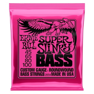 Ernie Ball Super Slinky 2834 鎳纏繞 電貝斯套弦 45-100