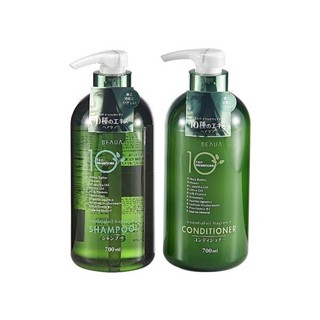 【KUMANO熊野油脂】KUM草本植物萃取洗髮精／潤髮乳700ml｜D013025