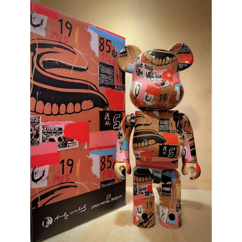 《熊🇯🇵專門店》BE@RBRICK ANDY WARHOL BASQUIAT #2 巴安2代 1000% 櫃內拆擺現貨