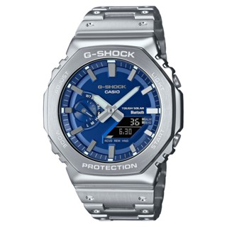 G-SHOCK / GM-B2100AD-2A / 卡西歐 CASIO [ 官方直營 ] 全金屬G-SHOCK 藍色錶盤