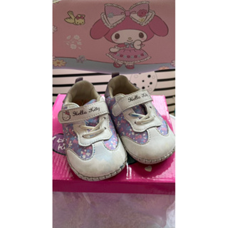 二手三麗鷗hello kitty正版寶寶童鞋（紫）13.5