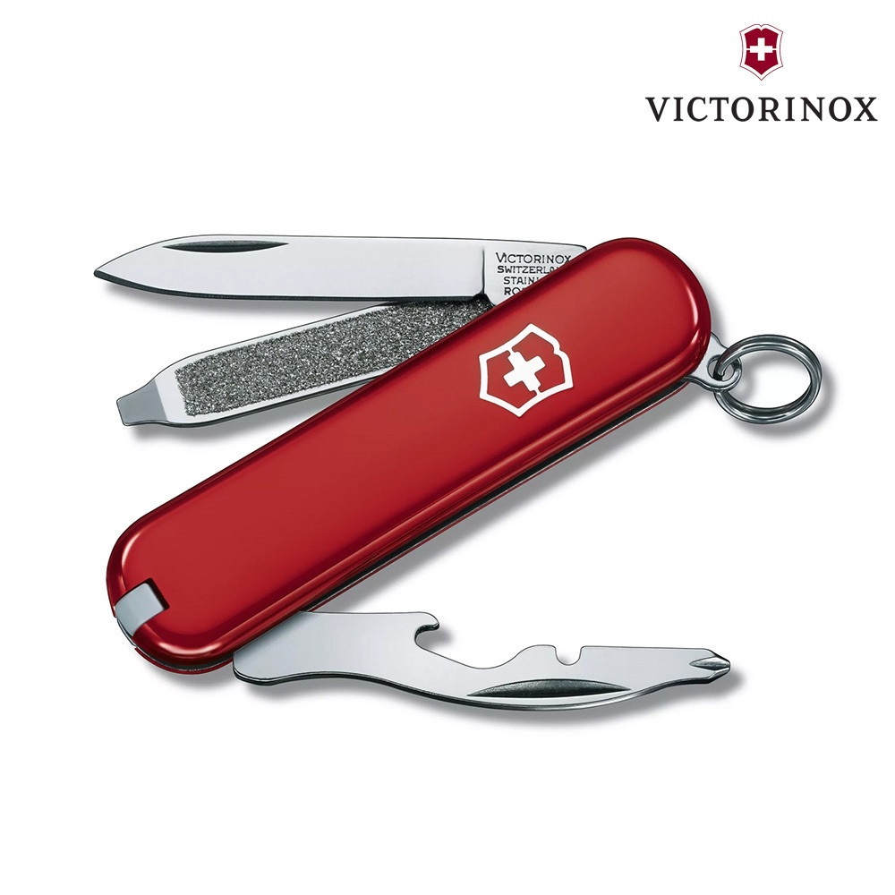 VICTORINOX Rally瑞士刀0.6163 紅色 (9功能) / 瑞士維氏 口袋刀 袋裝刀 多功能 登山露營