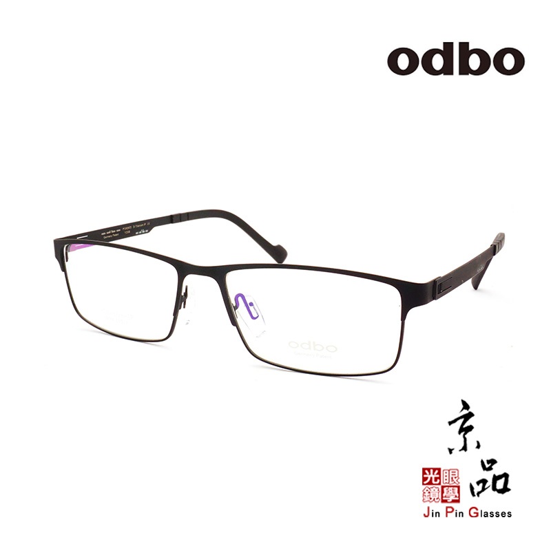 odbo 1818A C1 黑色 鈦金屬設計款 輕量化 設計款 鈦金屬 鏡框 JPG京品眼鏡