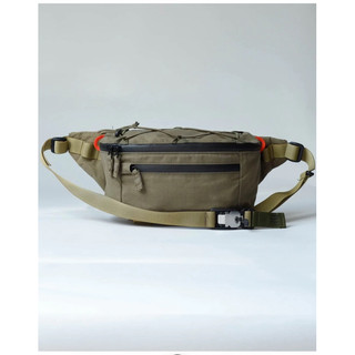 絕版 英國手工包 ROUTE UNKNOWN 斜背包 腰包 軍綠 FIDLOCK 磁快扣