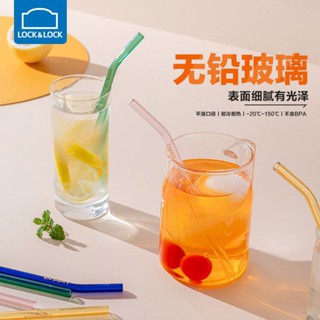 現貨 樂扣樂扣 玻璃 吸管組 四入一組送刷子 耐熱 透明 加粗 加厚 彩色 攪拌 環保 無鉛 吸管