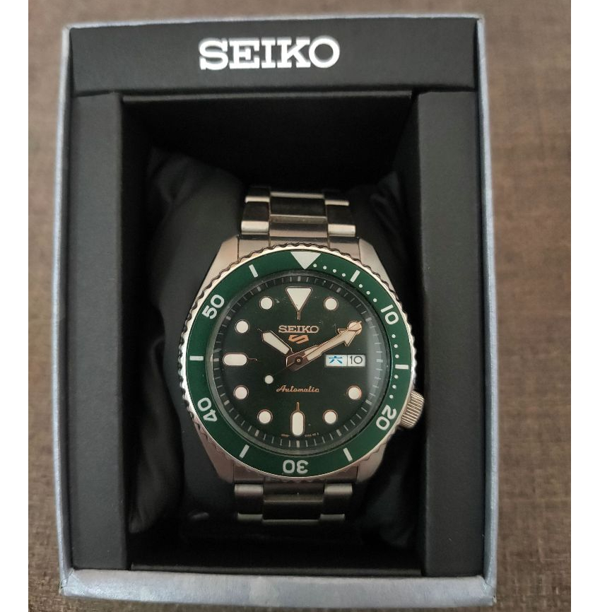 SEIKO精工SRPD63K1綠水鬼手錶