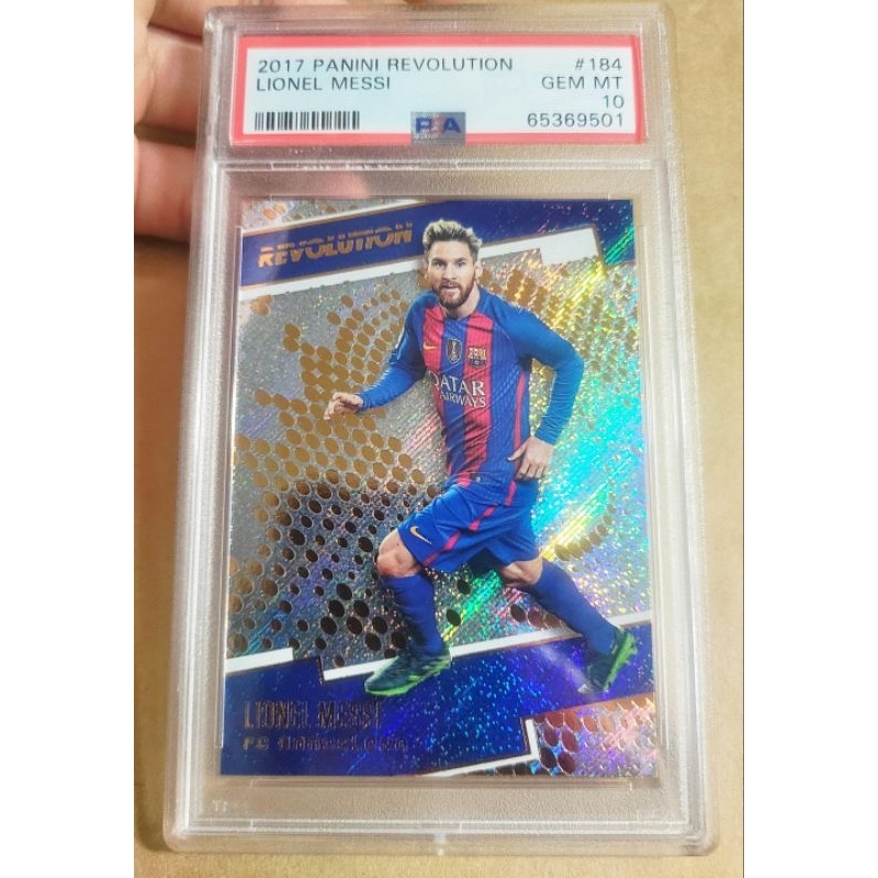 🔥超美 稀有 PSA 10🔥2017 Revolution 巴薩 Barcelona 梅西 Messi 球員卡 鑑定卡
