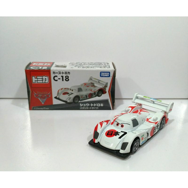 絕版 TOMY TOMICA 多美 C-18 轟太郎  Cars 汽車總動員 Disney 迪士尼 閃電麥坤