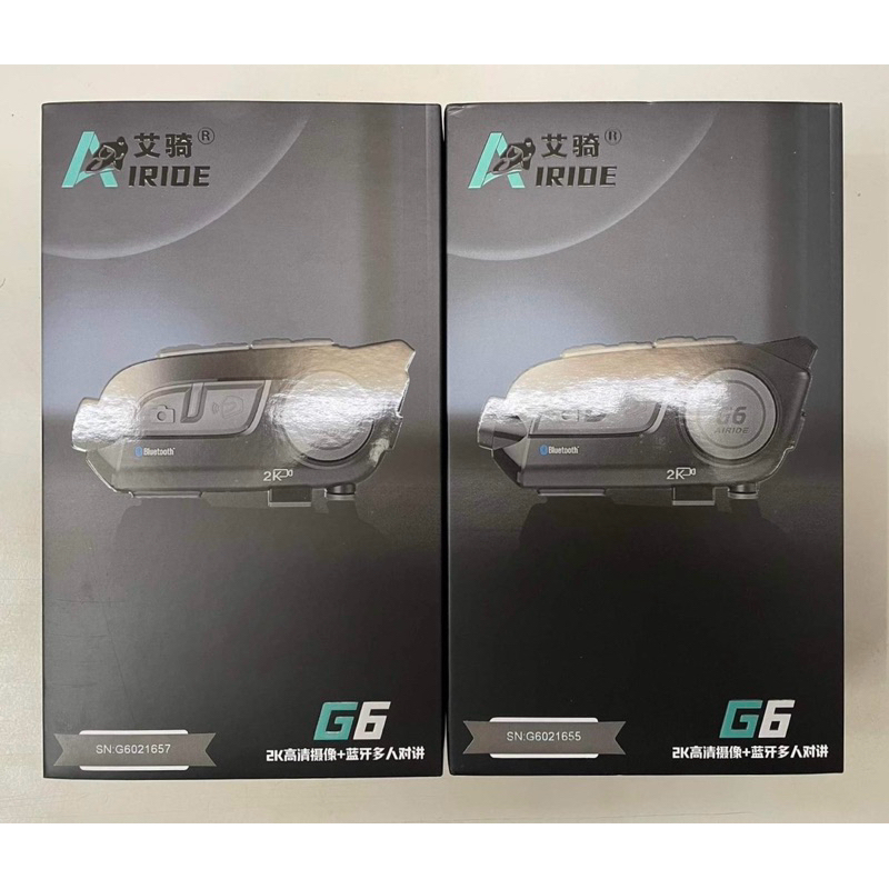 《分期零利率》買一送一！ 1單機送1配件包 全新 *G6新版*AiRide G6 艾騎 安全帽 機車行車紀錄器藍牙耳機