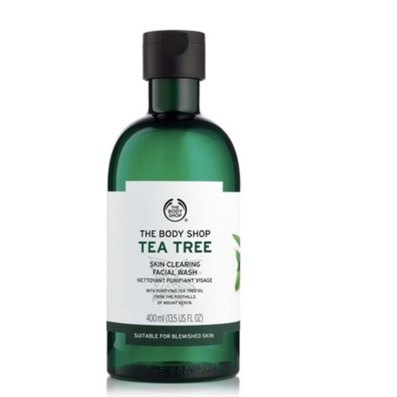 百貨購買 美體小舖Thebodyshop  茶樹淨膚深層潔面膠 400ml/250ml