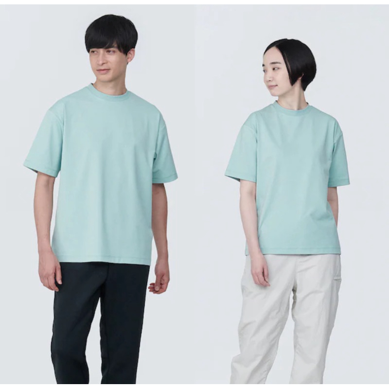 日本MUJI Walker 無印良品 ｜男女適用 抗UV吸汗速乾聚酯纖維短袖T恤 XS-XXL