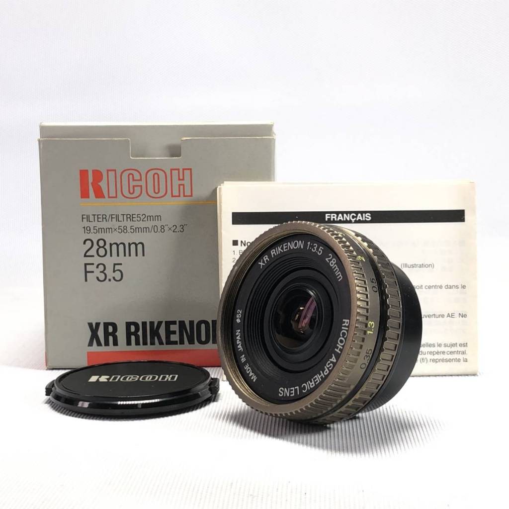 RICOH XR RIKENON 28mm F3.5 PENTAX PK