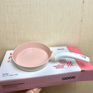 NEOFLAM 16公分 陶瓷平底鍋 粉色 Whitepink 全新