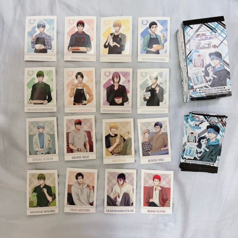 【影子籃球員】角色拍立得 黑子哲也 火神大我 青峰大輝 黃瀨涼太 綠間真一郎 紫原敦 赤司征十郎 黑子的籃球 奇蹟的世代