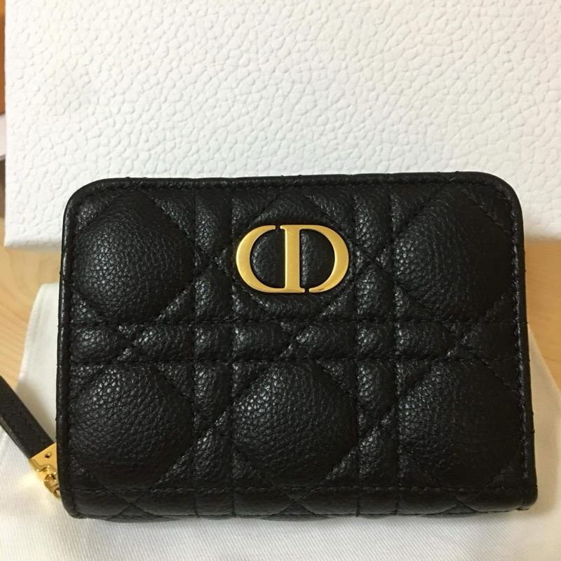 台灣現貨💗21000 迪奧 Dior黑色短夾