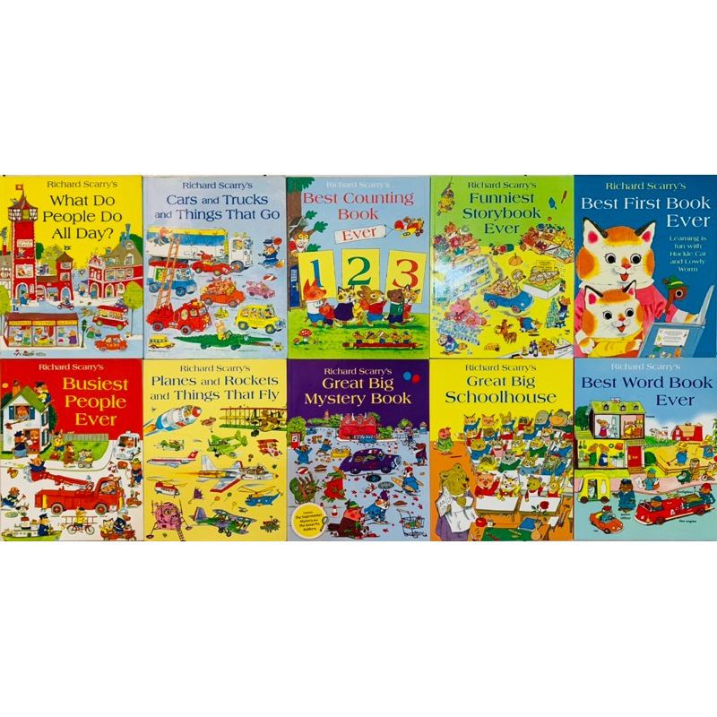 Richard Scarry's Best Collection Ever 經典繪本套書 二手 整套