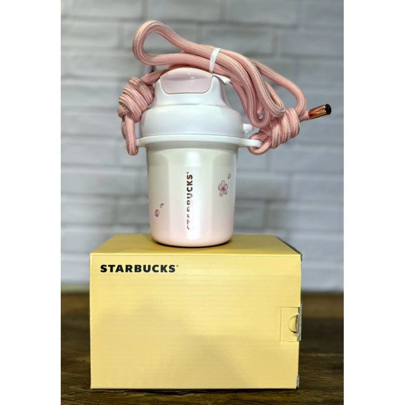 Starbucks 星巴克2024 春季漫步春日系列440ml 粉色櫻花漸變色保溫杯 隨行杯 不銹鋼杯 咖啡茶飲杯