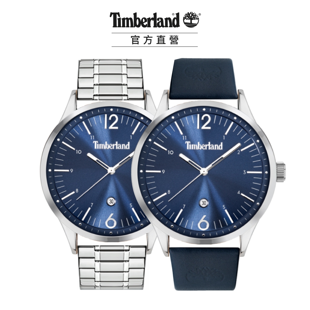 【Timberland】男錶 NORTHHAMPTON系列 45mm經典錶帶套組(TDWJB2000350)