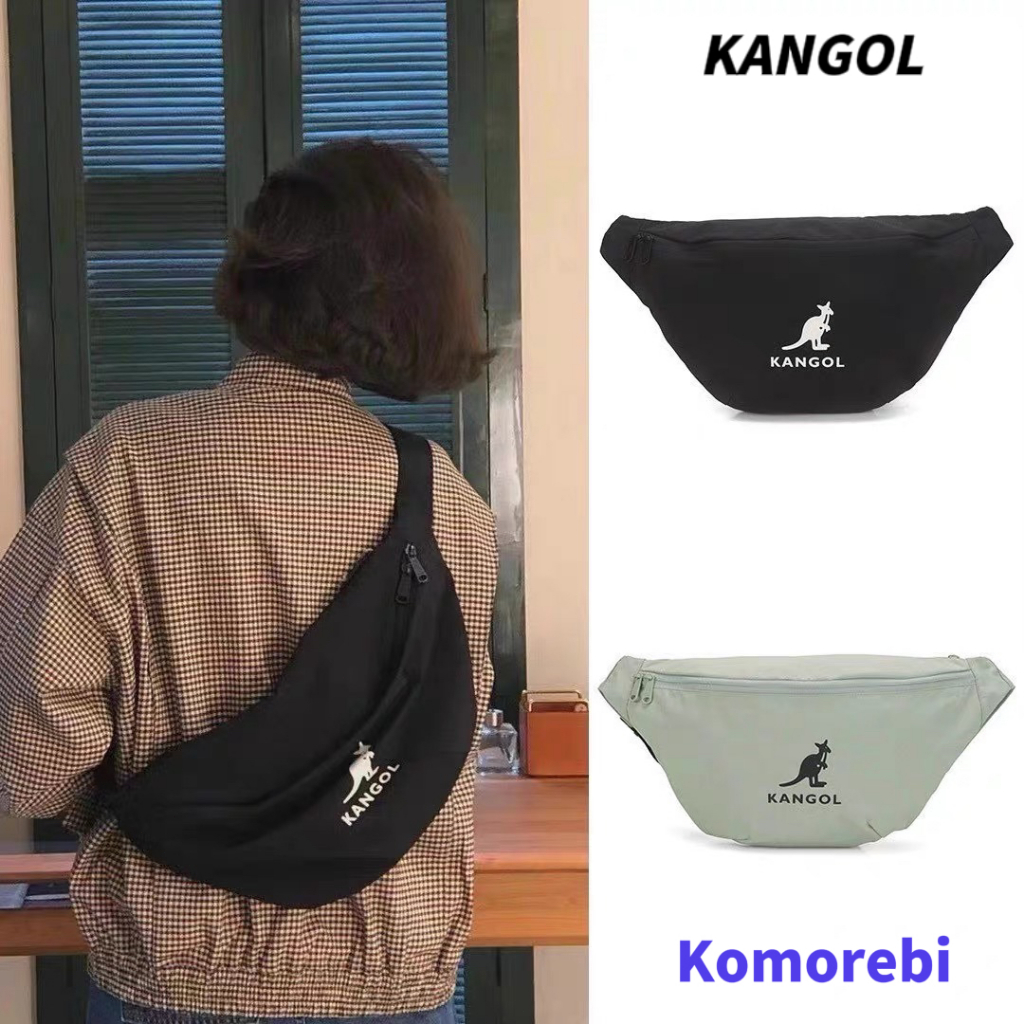 【Komorebi】🇰🇷韓代 KANGOL袋鼠 三合一腰包 胸包 情侶斜挎包 休閒胸包 側背腰包 新款 運動包 便攜包