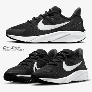 【CHII】日本 Nike Star Runner 4 童鞋 大童22.5-25 黑色 DX7615-001