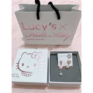 生日禮物 送禮 專櫃品牌 全新 Lucy's X Hello Kitty 獨家聯名 SWAROVSKI 耳環