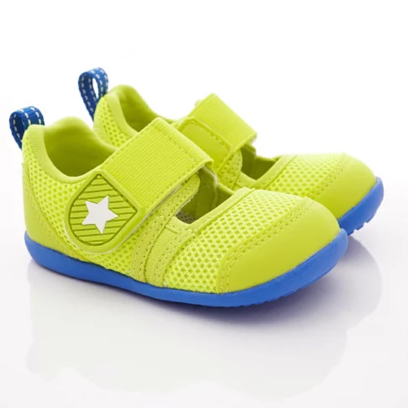 日本月星Moonstar機能童鞋HI系列寬楦頂級速乾鞋款1177黃(寶寶段)(J9691)
