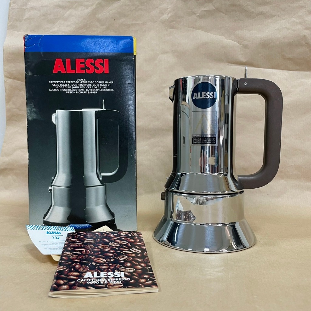 【邑都國際】ALESSI 9090 6 咖啡 摩卡壺 第二代 同心圓 絕版 珍藏品 稀有 全新品