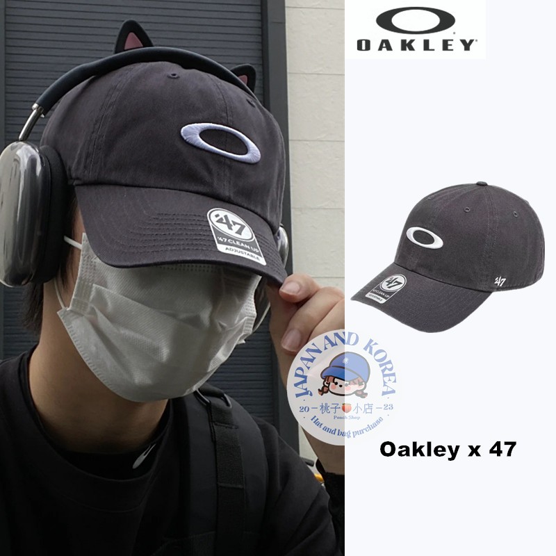 日韓熱賣🔥oakley 帽子 oakley x 47 brand 棒球帽 vintage帽子 刺繡 老帽 鴨舌帽 休閒帽