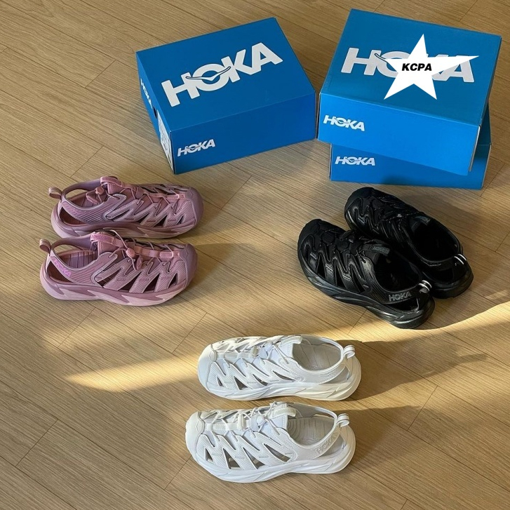 KCPA 🇰🇷 HOKA ONE ONE Hopara 2 户外越野 徒步机能 健行涼鞋 黑 1106534-BBLC