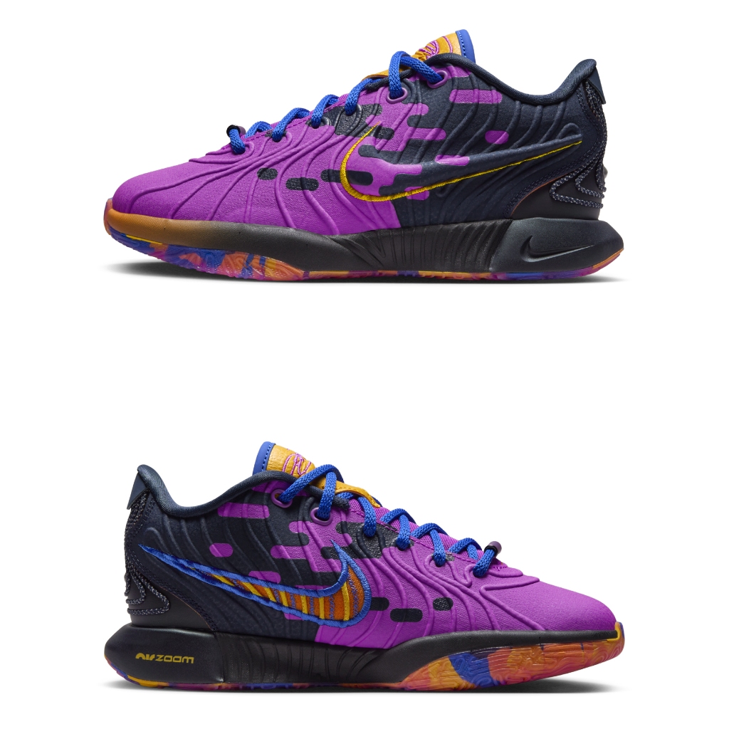 [歐鉉]NIKE LEBRON XXI SE GS 黑紫 籃球鞋 大童鞋 女鞋 FN5040-500