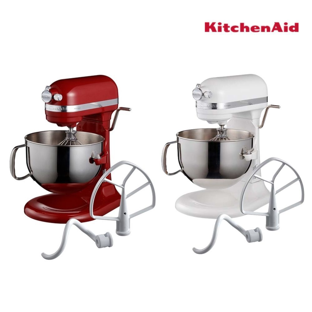 KitchenAid 桌上型攪拌機-升降型6Q 3KSM6583TER (紅/白)