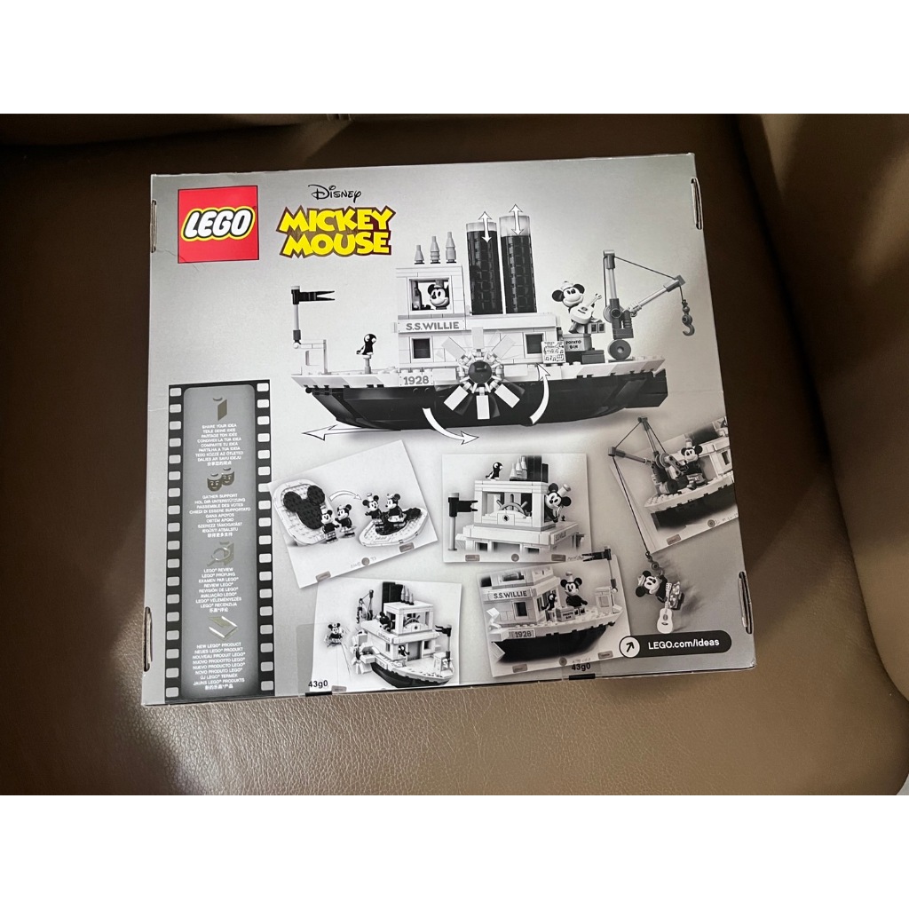 LEGO 樂高 21317 米奇的威利號蒸汽船 盒損 全新未拆 絕版品 Steamboat Willie米奇米妮迪士尼