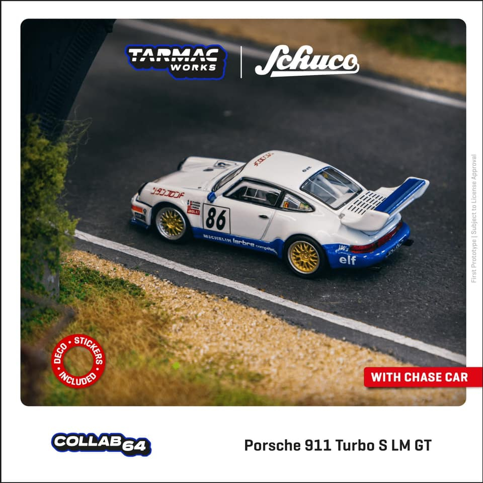 (小賈車庫) 1/64 TARMAC Porsche 911 Turbo S