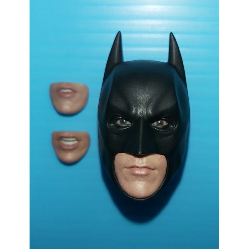 HOT TOYS DX19 黑暗騎士 黎明昇起 蝙蝠俠 單售 可動眼頭雕含嘴型＋機堡頭雕