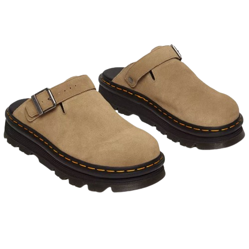 Dr.Martens 31737439 ZEBZAG MULE SANDAL 麂皮 穆勒鞋 涼鞋 拖鞋 (棕褐色)