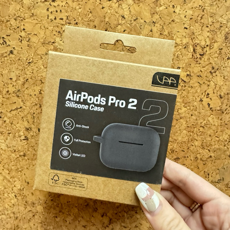 【全新】VAP AirPods Pro 2 case 矽膠保護套/保護殼（黑）