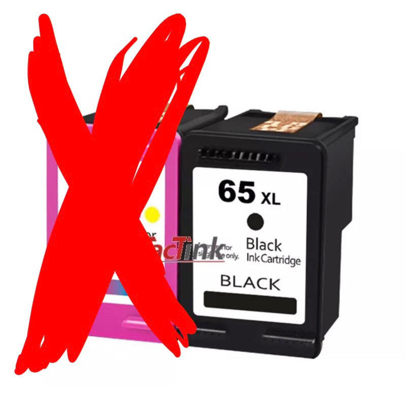 HP 65XL✖️只有黑色🖍️再生墨水匣適用 HP DeskJet 3720/3721/2621/2623/ENVY