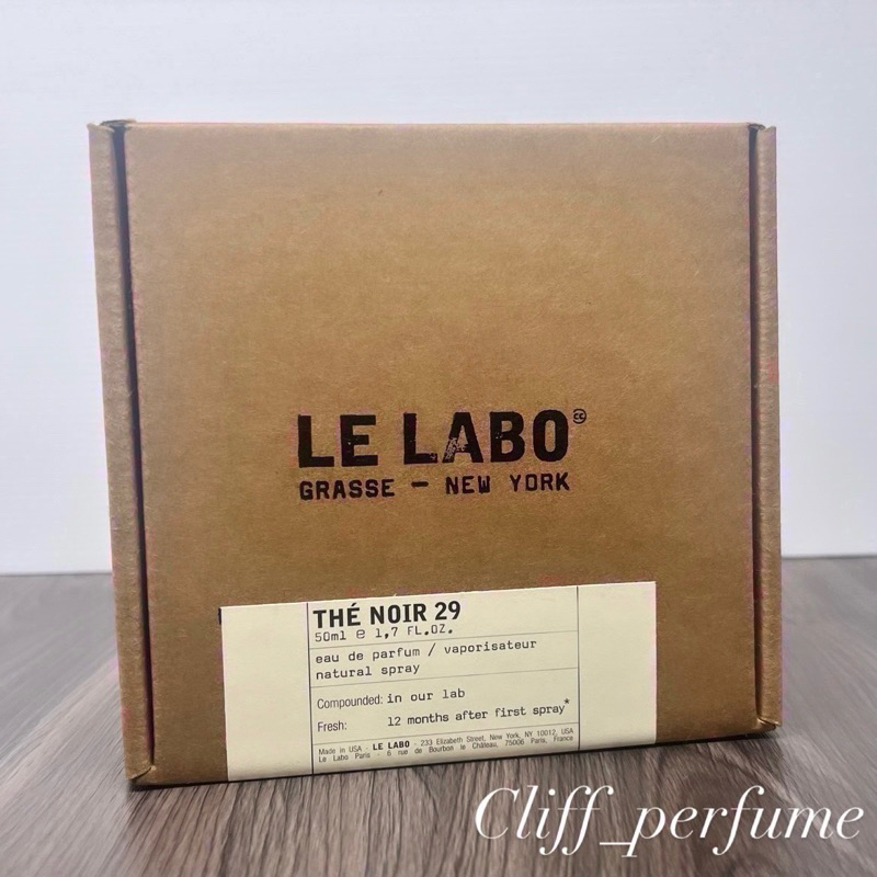 【克里夫香水店】Le Labo 29黑茶 淡香精50ml