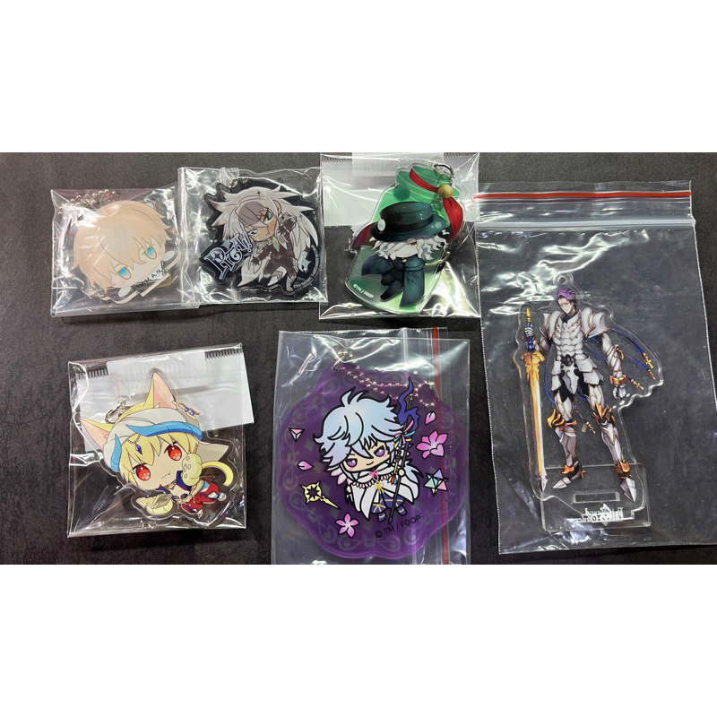 （二手出清）FGO Fate 吊飾 立牌 壓克力 貓咪 高文 蘭斯洛特 伯爵 岩窟王 齊格飛 梅林 閃閃 吉爾伽美什