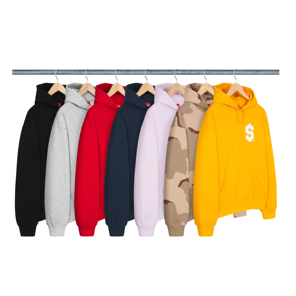 【日貨代購CITY】2024SS Supreme $ Hooded Sweatshirt S LOGO 刺繡 帽T 現貨