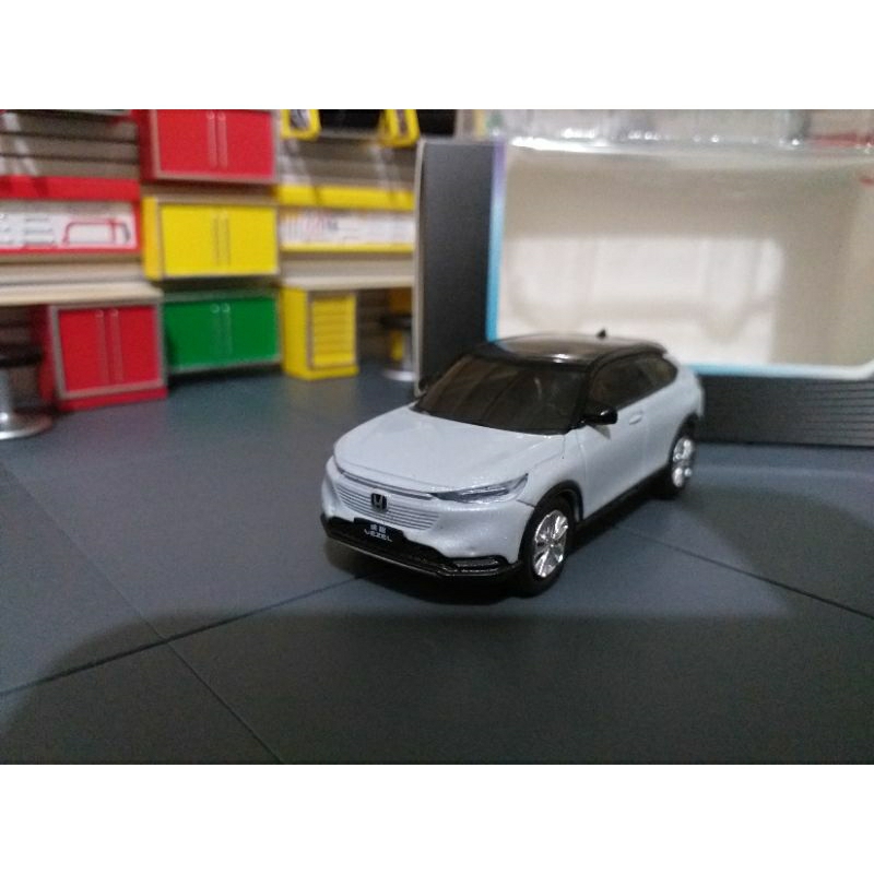 請看詳情 原廠 1/64 本田 HONDA HR-V HRV 白色 模型車