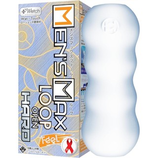 日本MENS MAX Feel Loop貫通型_硬(黃)自慰套